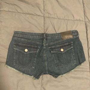 True religion Jean short shorts